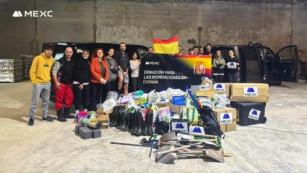 Spain Floods: Cryptocurrency Exchange Mexc Donates €100,000 To Support Local